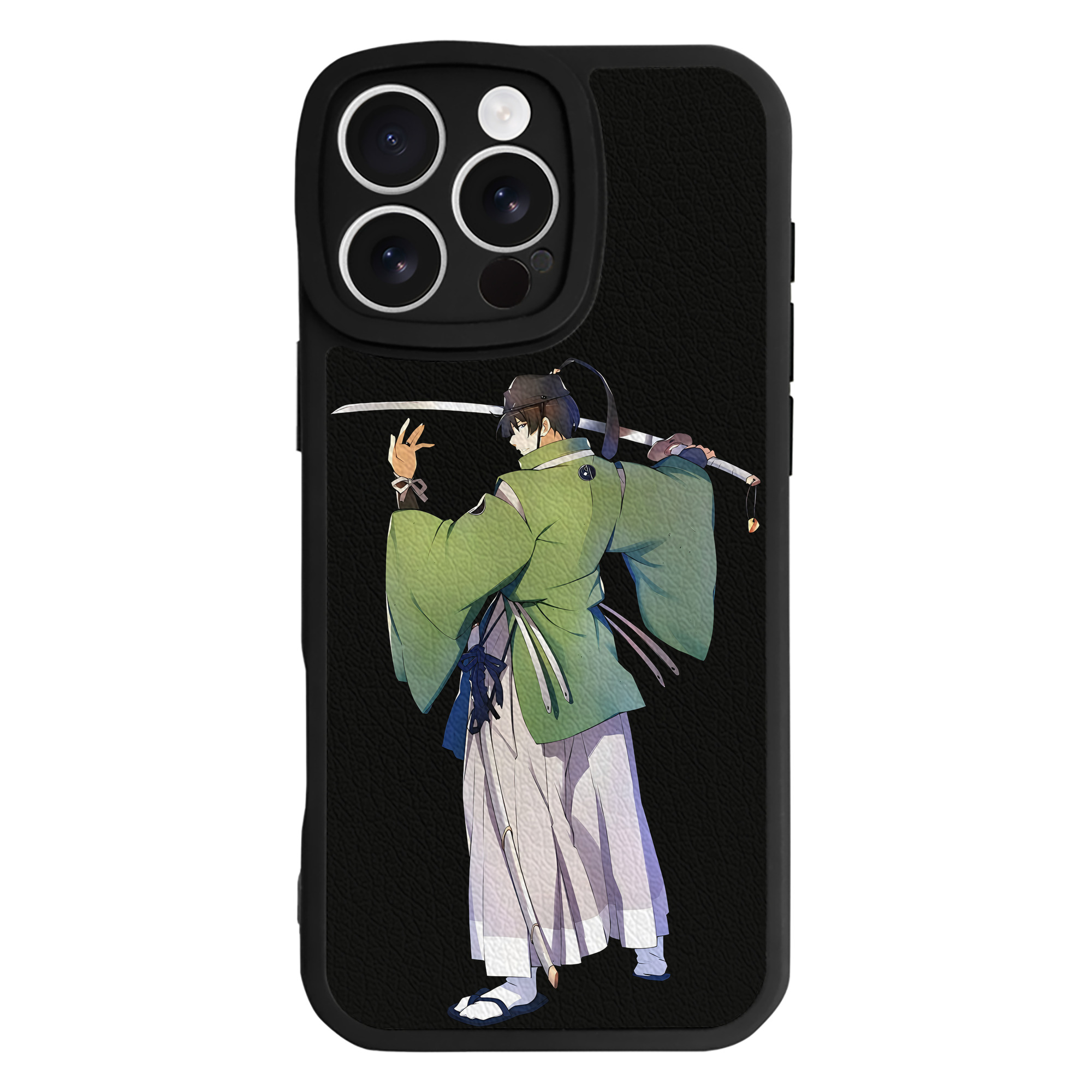 （画像用） 刀剣乱舞 Touken Ranbu 【iPhone 16シリーズ対応】シリコンスマホケース（レザー調） 材質：シリコン